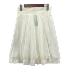 KarL Park Lane カールパークレーン タグ付き タックプリーツ ミディ丈スカート sizeＭ/ホワイト系のサムネイル