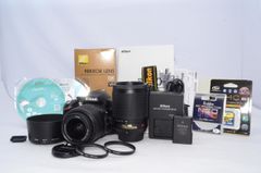 Nikon D3200 レッド ダブルズームキット - メルカリ
