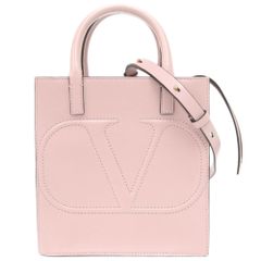 VALENTINO ハンドバッグ ピンクベージュ - メルカリ