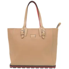 美品 クリスチャンルブタン KABIKER カバイカー レザー ベージュ トートバッグ 1484 Christian Louboutinのサムネイル