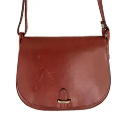 CELINE LEFEBURE 収納袋付きショルダーバッグ/レッドブラウン系