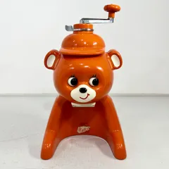 【昭和レトロ】タイガー きょろちゃん かき氷機 オレンジ おもちゃ 氷 夏のサムネイル