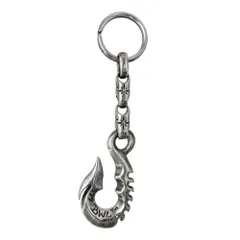 BILL WALL LEATHER ビルウォールレザー フィッシュフック ミッドスターリンク キーチェーン シルバー系【中古】のサムネイル