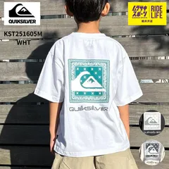 送料込【ムラスポ公式】QUICKSILVER クイックシルバー　OTL-KST251605M　WHT（ホワイト）　キッズTシャツ　キッズ　ジュニア　Tシャツ　新品　ムラスポ限定のサムネイル