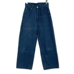 SENSE OF PLACE センスオブプレイス セミワイド ストレートデニムパンツ sizeS/ブルー