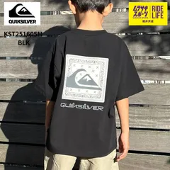 送料込【ムラスポ公式】QUICKSILVER クイックシルバー　OTL-KST251605M　BLK（ブラック）　キッズTシャツ　キッズ　ジュニア　Tシャツ　新品　ムラスポ限定のサムネイル