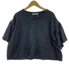 KBF ケイ・ビイ・エフ Vネック カットソー sizeONE/ブラックのサムネイル