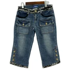 BURBERRY LONDON バーバリーロンドン クロップド　デニムパンツ size25/ブルー系のサムネイル