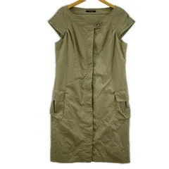 Le souk ルスーク ノーカラーワンピース size42/カーキ系のサムネイル