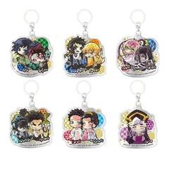 【予約】【新品】ぴた！でふぉめ 鬼滅の刃 無限城編 弐 トレーディングアクリルめじるしチャーム 6個入り1BOX【正規品】のサムネイル
