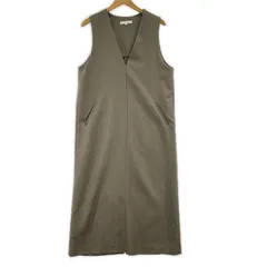 grove Vネック ロングジャンパースカート sizeS/ブラウン系のサムネイル