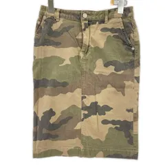 UNITED ARROWS ユナイテッドアローズ 迷彩 タイト　ひざ丈スカート size36/カーキ系のサムネイル