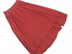 allamanda アラマンダ テールフィッシュ スカート size38/赤 ■■ レディースのサムネイル