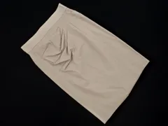 新品 MATERIA マテリア タック スリット タイト スカート size38/ライトグレー ■■ レディースのサムネイル