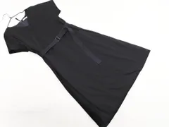 自由区 スキッパー ワンピース size30/黒 ■◆ レディースのサムネイル