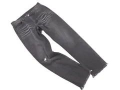 BAYFLOW ベイフロー POSER ダメージ加工 カットオフ テーパード デニムパンツ size3/黒 ■■ メンズのサムネイル