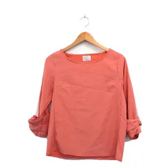トッコ TOCCO カットソー Tシャツ 七分袖 袖リボン シンプル M ピンク /KT37のサムネイル