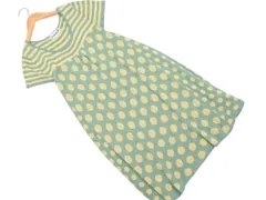 Jocomomola ホコモモラ ボーダー ドット 切替 ニット ワンピース size40/緑 ■◆ レディースのサムネイル