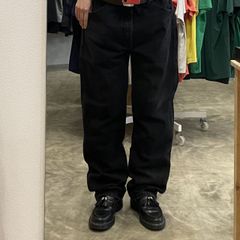 オクスン ブラック カジュアルパンツサイズ2 - メルカリ
