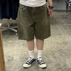 80s 米軍 OG-507 ベイカーショーツ ミリタリーショートパンツ ペンキ