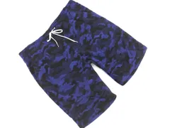 ABAHOUSE ECRU アバハウス エクリュ パイル 総柄 ショート パンツ size4/黒ｘ紺 ■◆ メンズのサムネイル
