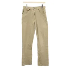 ポールスミスジーンズ Paul Smith JEANS テーパードパンツ スラックス ジップフライ ワンカラー レザーパッチ ベージュ /BB ■ECB001のサムネイル
