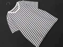 ZARA ザラ ボーダー 半袖 Tシャツ sizeL/白 ■◆ レディース