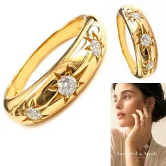 レア　美品　VanCleef&Arpels　ヴァンクリーフ＆アーペル　カシオペア　3P ダイヤモンド リング　K18 RG ローズゴールド　ダイヤ　指輪　希少　 VCAのサムネイル