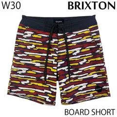【USED／W30】BRIXTON ボードショーツ ゼブラ マルチカラーのサムネイル