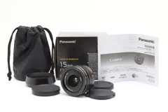 ★美品★ パナソニック Panasonic LEICA DG SUMMILUX 15mm F1.7 ASPH. 元箱付き  ARYM6458 #83のサムネイル