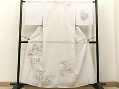 裄長トールサイズ】総刺繍 付け下げ 正絹◇総手刺繍 - メルカリ