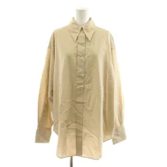 シンゾーン Shinzone 25SS ポインテッドカラーシャツ 長袖 コットン 34 ベージュ 25SMSBL05 /KUのサムネイル