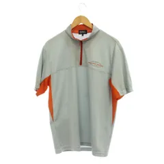 パーリーゲイツ PEARLY GATES Tシャツ 5 グレー オレンジ ハーフジップ 半袖 053-167025 /JPのサムネイル
