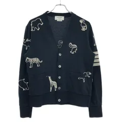 THOM BROWNE トム ブラウン アニマルデザインカーディガン MJT257E-00050415 ネイビー 1