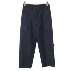GIVENCHY ジバンシィ 26SS ウールモヘアカーゴパンツ BM51JQ100H ネイビー 44のサムネイル