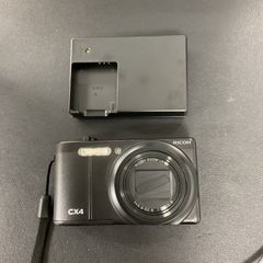 動作確認済】RICOH CX4 ブラック フラッシュOK オールドコンデジ