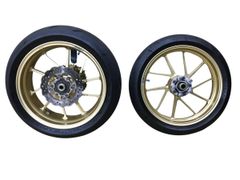 JWL車検対応 ゼファーχ タイヤ付 キャストホイール ゴールドシックス