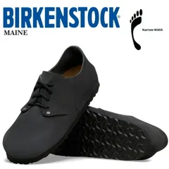 ビルケンシュトック メイン ナローフィット チャコール BIRKENSTOCK MAINE(NARROW FIT) CHARCOAL 1031747 シューズ スエード ベロア 靴 メンズ ウィメンズ ユニセックス のサムネイル