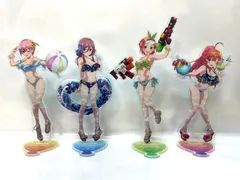 現状品 きゃらっとくじ 五等分の花嫁〜Summer Vacation〜 アクリルスタンド アクスタ 4個セット 数字 中野一花  三玖 四葉 五月 6/7のサムネイル