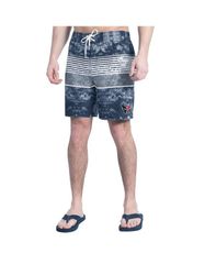 컬 뱅크스 남성 수영복 반바지 반바지 반바지 GIII Sports by Carl Banks Mens NavyGray Houston Texans Horizon V