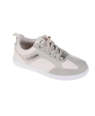 ベベ レディース シューズ スニーカー Bebe Womens Fashionable and Sparkly Sneaker with Glitter Beigekhaki カーキのサムネイル
