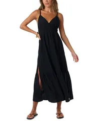 オニール レディース トップス ワンピース Vネック ONeill Womens Julez Beaded VNeck Solidress Black ブラックのサムネイル