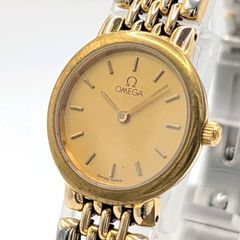 稼働 OMEGA DeVILLE 腕時計 ゴールド ローマン コンビ 3766 - メルカリ