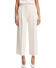 ヒューゴボス レディース ボトムス カジュアルパンツ Hugo Boss by Womens Pleat Front RelaxedFit Pants Open White ホワイトのサムネイル
