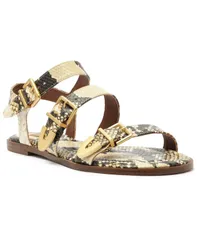 アレッツォ レディース シューズ サンダル Arezzo Womens Paige Flat Sandalsnakeのサムネイル