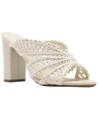 アレッツォ レディース シューズ サンダル ヒール Arezzo Womens Ciara High Block Heel Sandals Cream クリームのサムネイル