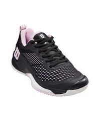 ウィルソン レディース シューズ スニーカー Wilson Rush Pro 45 Womens Tennishoes Blackwhitepirouette ホワイトのサムネイル