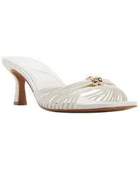 アルド レディース シューズ サンダル ヒール ALDO Womens Arianne Strappy Kitten Heel Dressandals White Smooth ホワイトのサムネイル