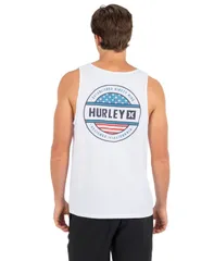 ハーレー メンズ トップス タンクトップ クルーネック Hurley Mens Filler Crewneck Tank Top White ホワイトのサムネイル