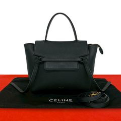 ✨廃盤・袋付き・未使用級極美品✨セリーヌ ベルトバッグナノ 新ロゴ
